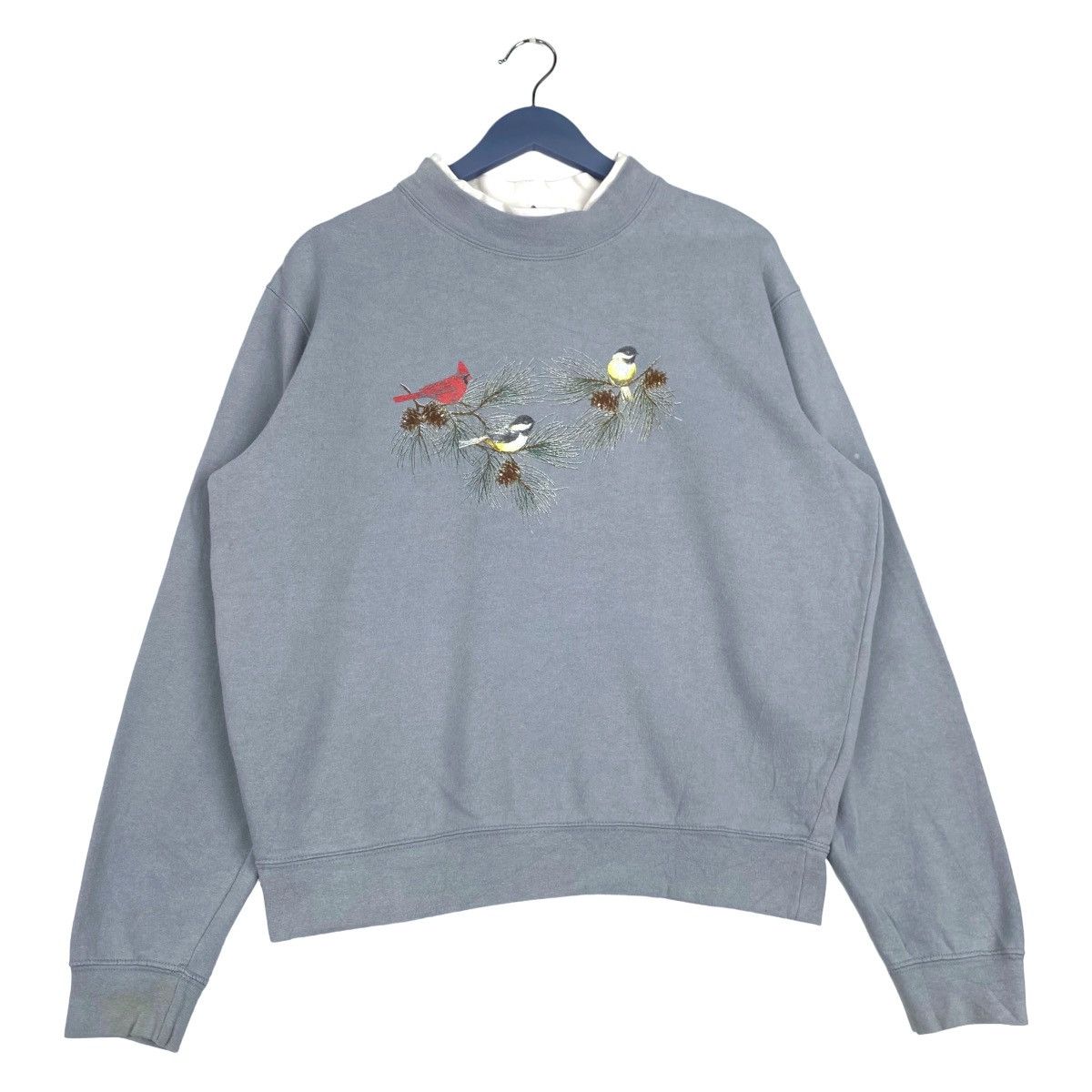 Vintage Vintage Sawyer Creek Burg Graphic Double Collar Sweatshirt Size L / US 10 / IT 46 - 1 Thumbnail
