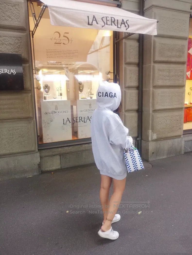 Balenciaga Balenciaga Tailored hooded sweatshirt with inner fleece Size US XS / EU 42 / 0 - 1 Thumbnail