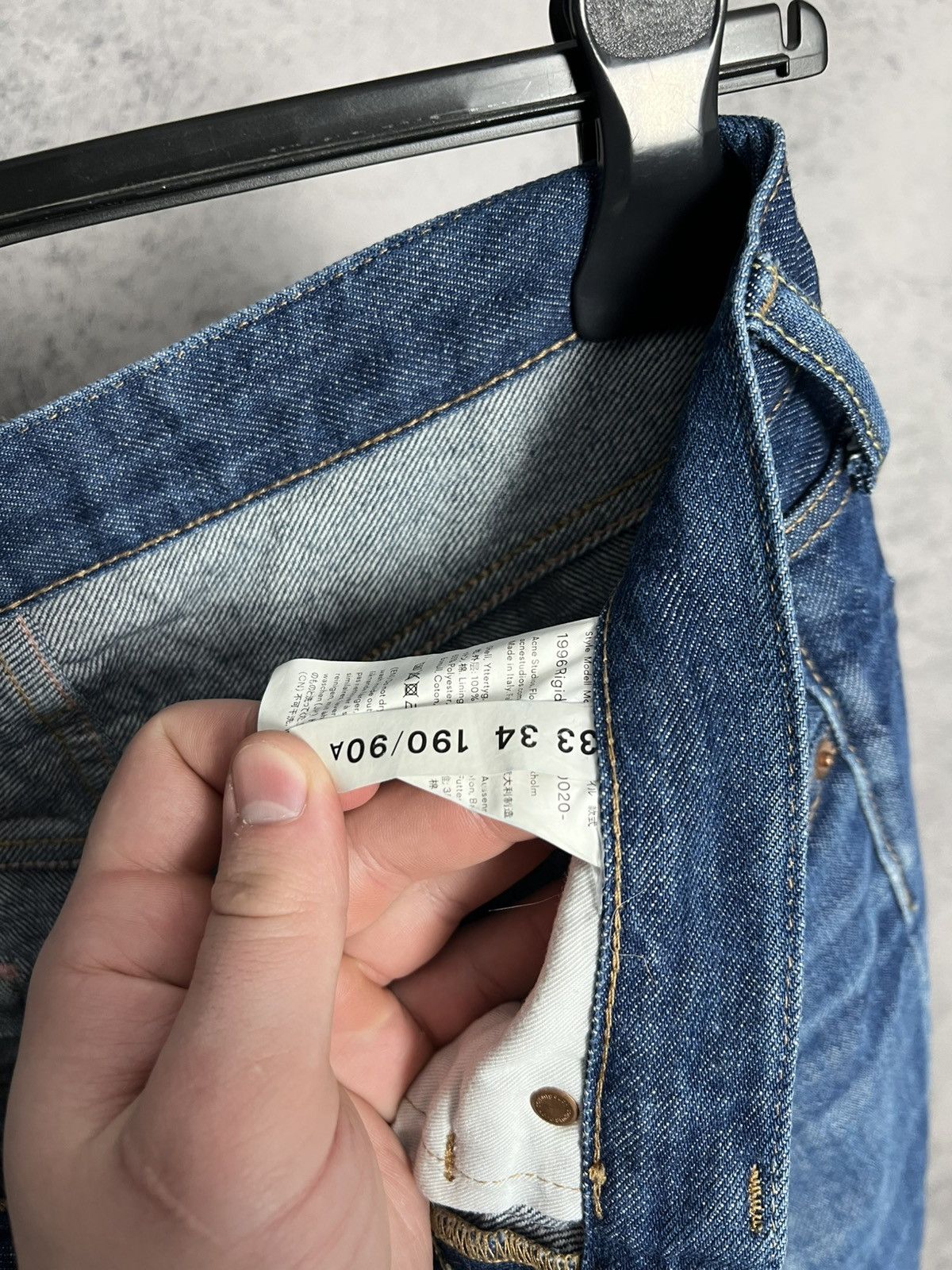 Acne Studios Acne Studios Bla Konst Jeans Size 33x34 Straight Denim Pants Size US 33 - 8 Thumbnail