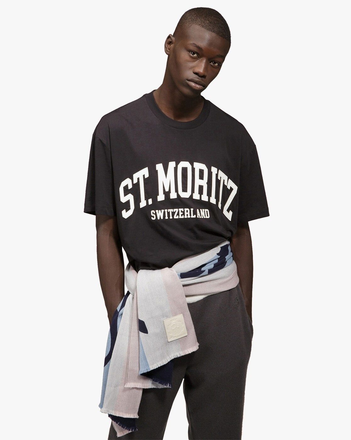 Bally o1y1224 Short Sleeves Cotton T-Shirt in Black Size US M / EU 48-50 / 2 - 2 Thumbnail