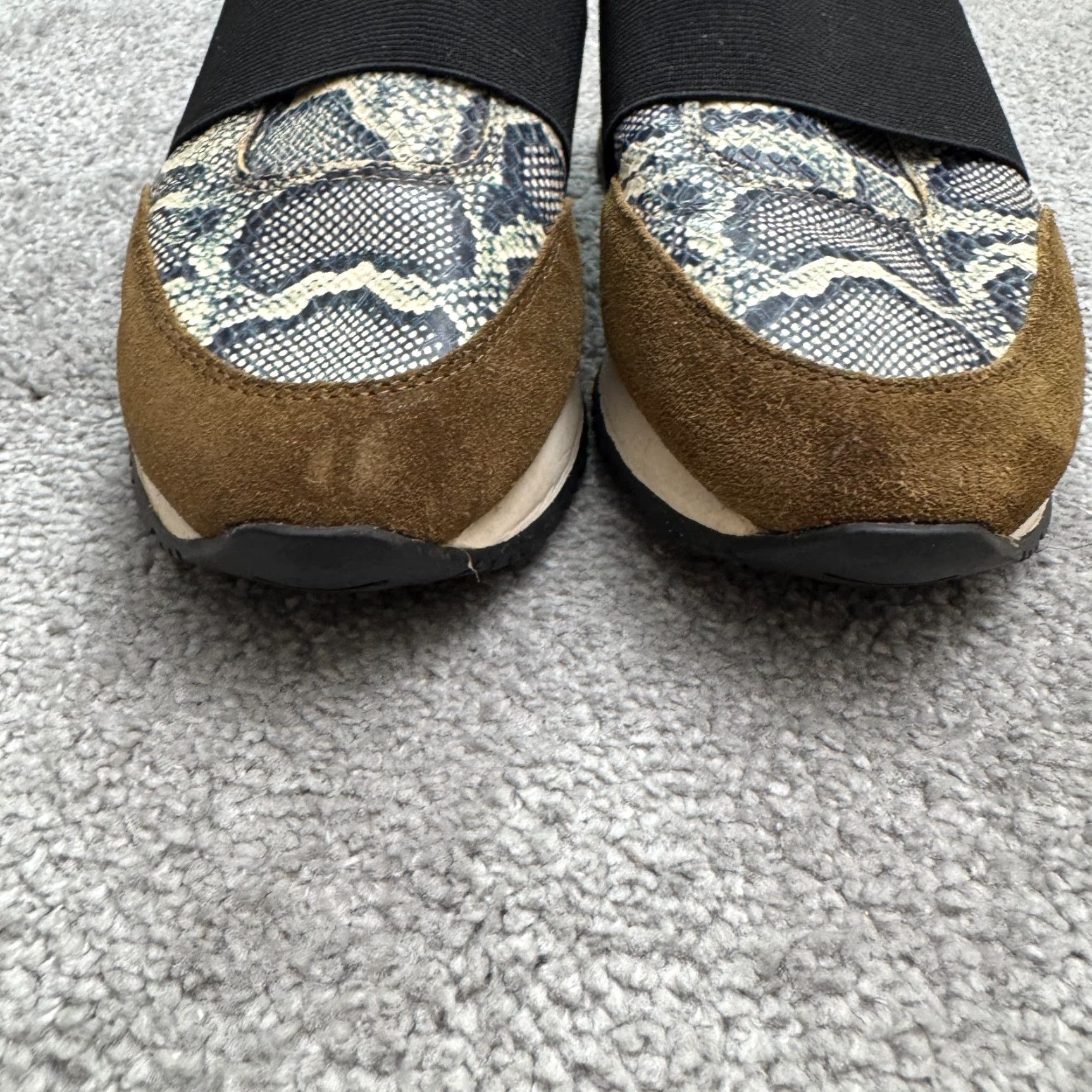 Vintage VINTAGE Antonio Melani Snake Print Leather Sneakers Womens 7M Casual Slip On Animal Print Fall Spring Summer Winter Shoes Size US 7 / IT 37 - 4 Thumbnail