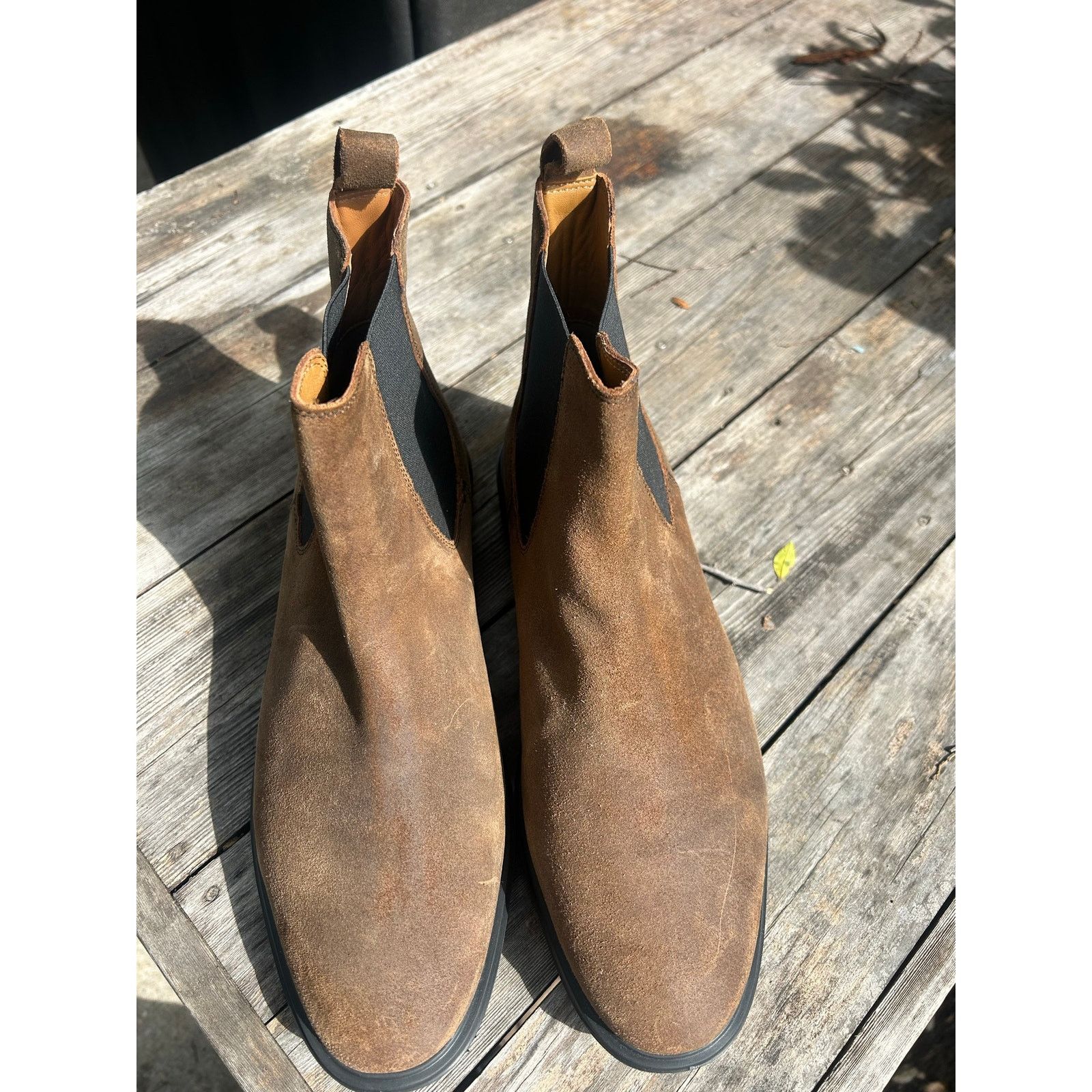 Frye Frye Tyler Chelsea Boot — Brown Suede Size 11.5 Size US 11.5 / EU 44-45 - 3 Thumbnail