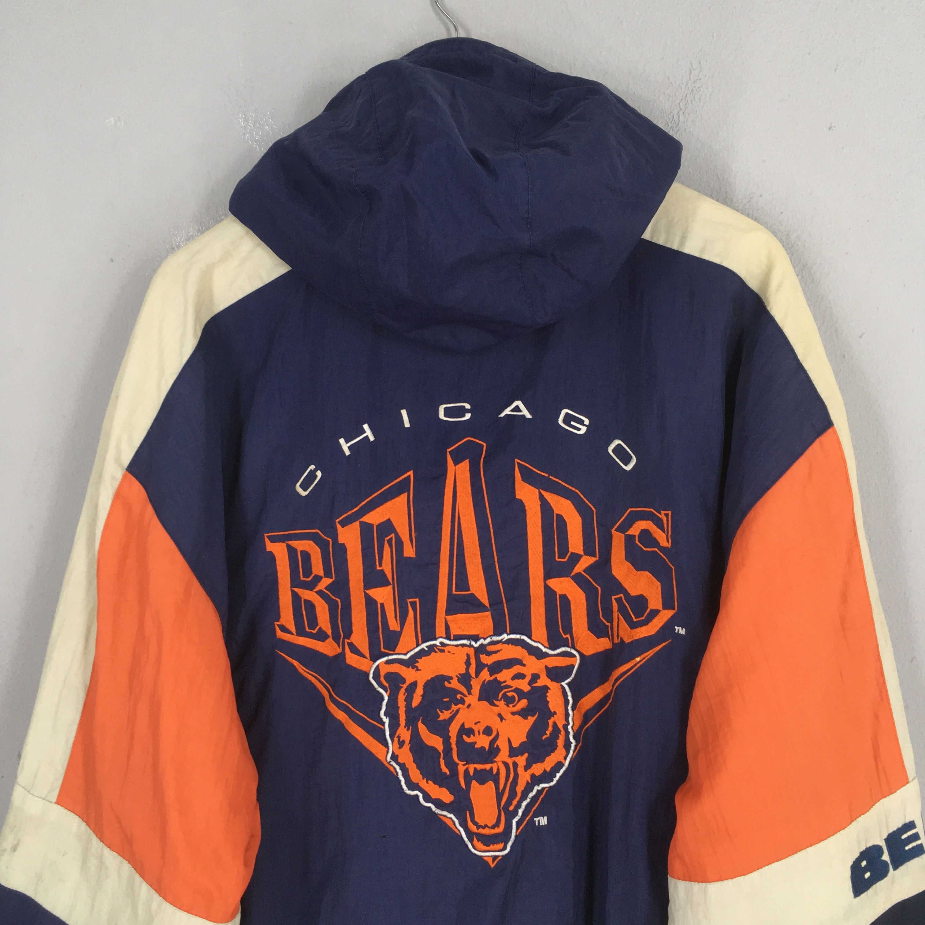 NFL Vintage 90s Chicago Bears NFL Bomber Jacket 2XL Size US XXL / EU 58 / 5 - 11 Thumbnail