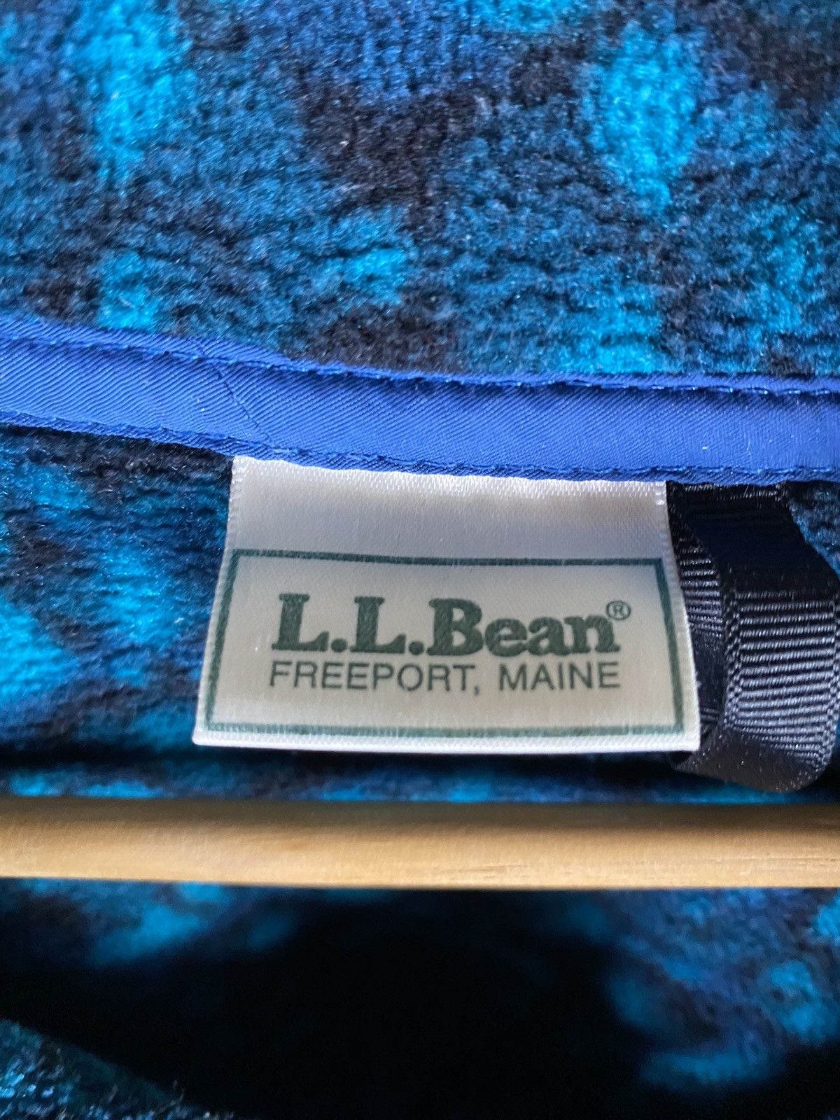 Japanese Brand × Vintage Vintage Blue Patterned Fleece Pullover Size US M / EU 48-50 / 2 - 9 Thumbnail