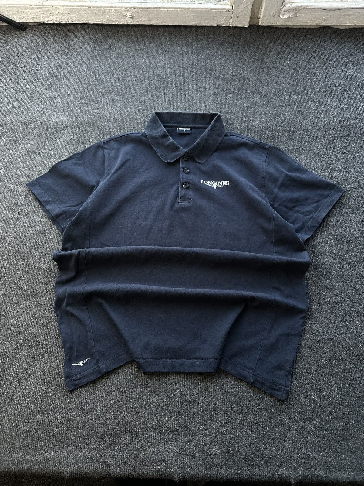 Longines LONGINES 🚨 LUXURY WATCH MEN TEE BLUE POLO BIG LOGO Size US XL / EU 56 / 4 - 1 Thumbnail