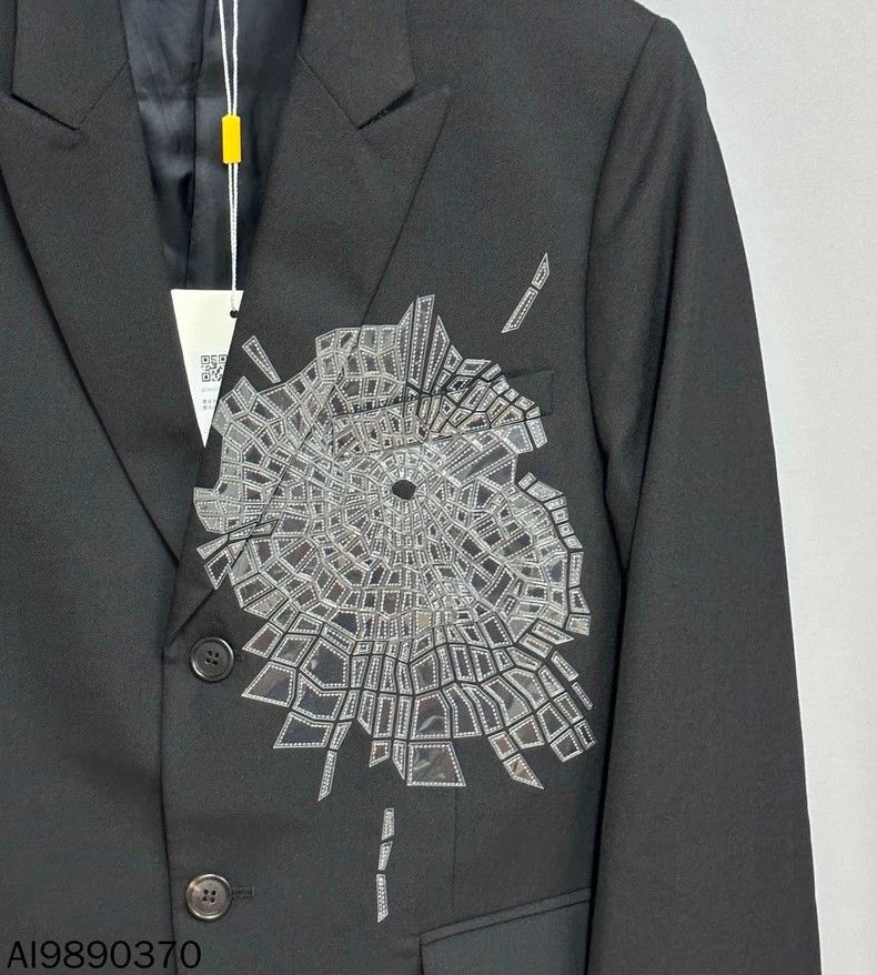 Dior Dior Broken Mirror Suit 2501-Nextarrow Size 46R - 4 Thumbnail