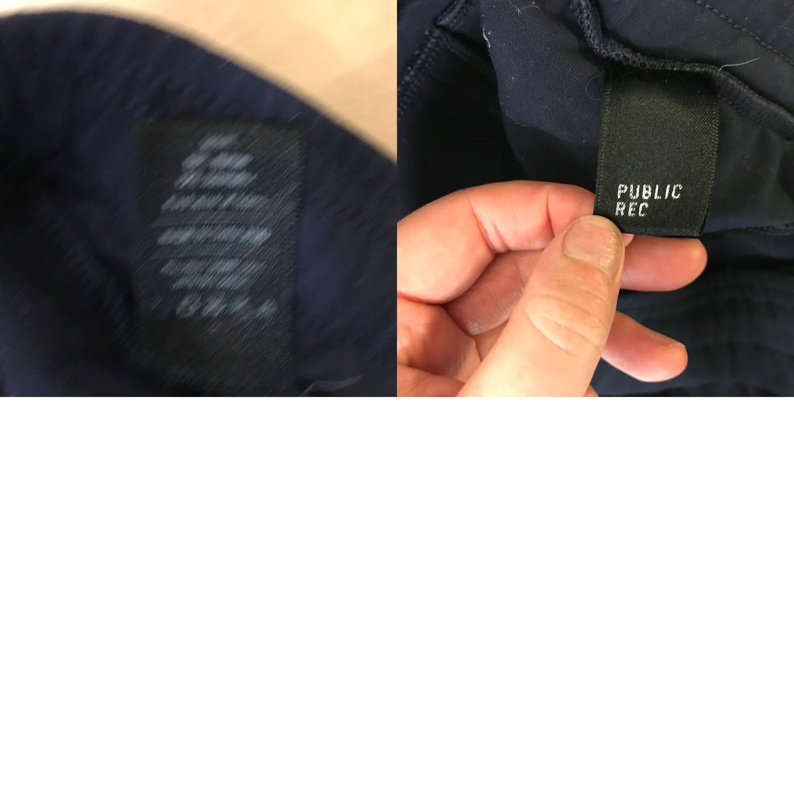 Vintage PUBLIC REC Pants Mens M NAVY MEN ELASTIC WAIST NYLON BLEND PULL Size US 31 - 8 Thumbnail