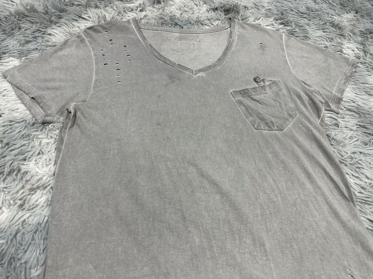 Philipp Plein 🔥Sick Y2K Phillip Plein Skull Distressed Shirt Goth Punk Size US M / EU 48-50 / 2 - 2 Thumbnail