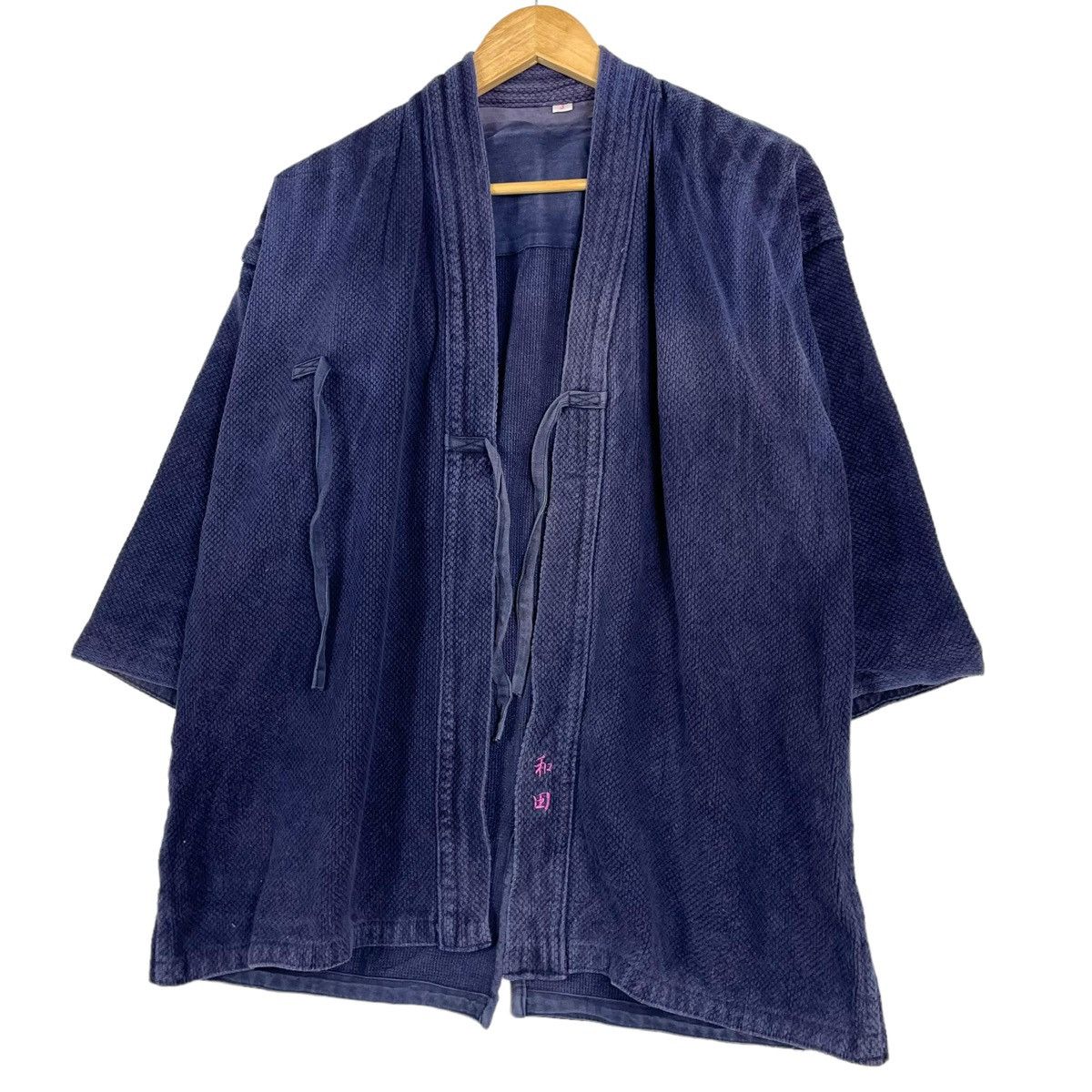 Blue Blue Japan × Japanese Brand × Kapital 💥INDIGO DYED JAPAN BLUE SHORT KIMONO Size US L / EU 52-54 / 3 - 2 Thumbnail