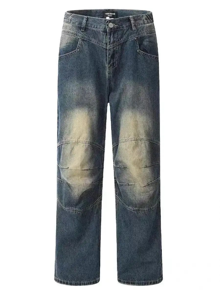 Japanese Brand Vintage washed and frayed street hip hop Y2K jeans Size US 30 / EU 46 - 4 Thumbnail