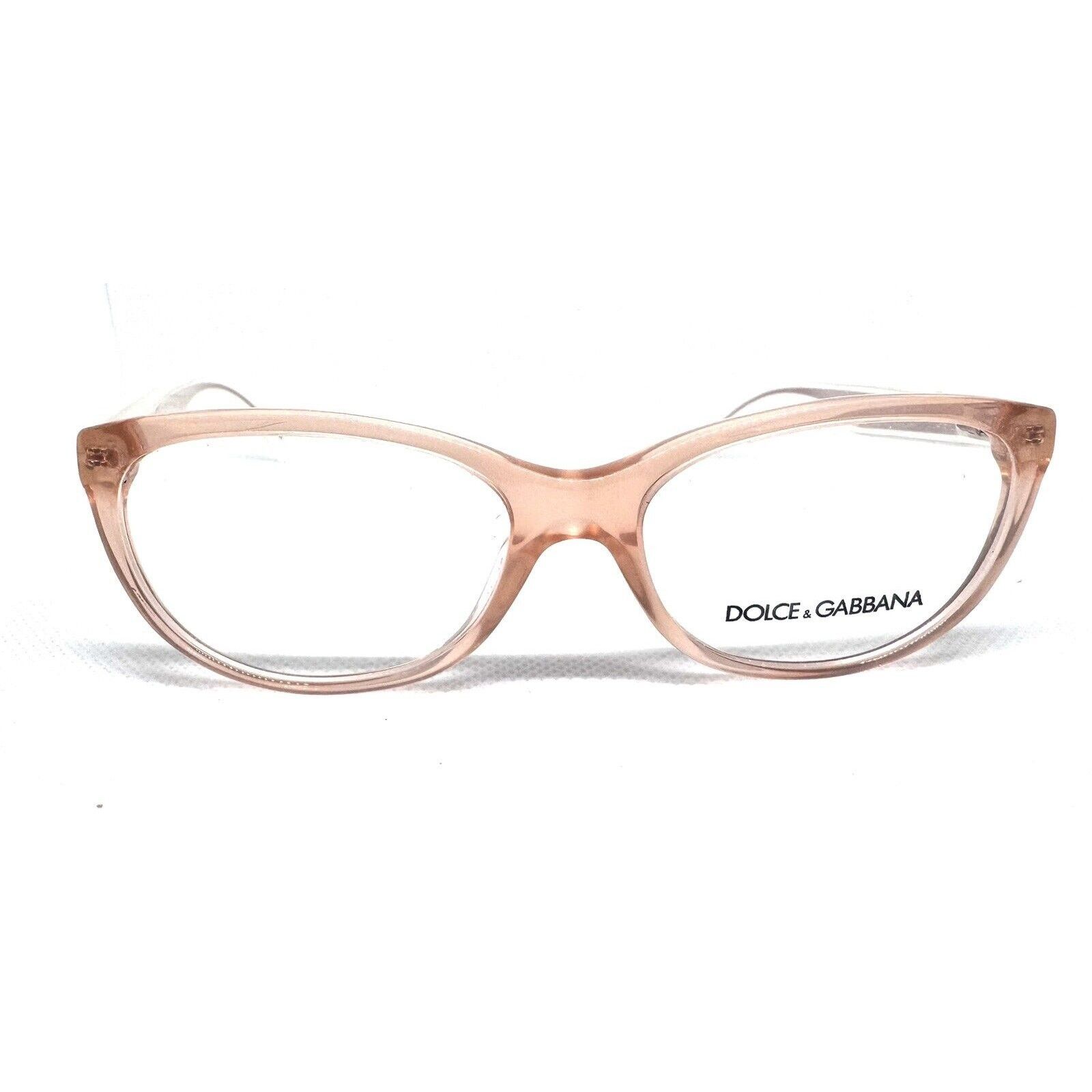 Dolce & Gabbana DOLCE & GABBANA DG 3141 2587 BLUSH PINK EYEGLASSES 53-16 Size ONE SIZE - 1 Thumbnail