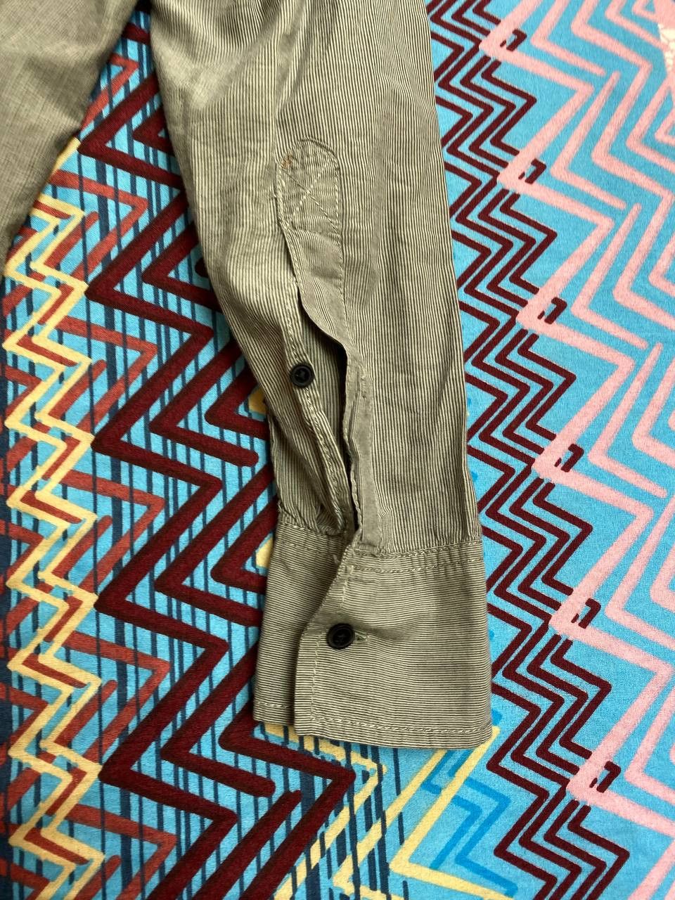 Diesel × Japanese Brand Diesel Cyber Embroidared Vintage Shirt Size M Size US M / EU 48-50 / 2 - 7 Thumbnail
