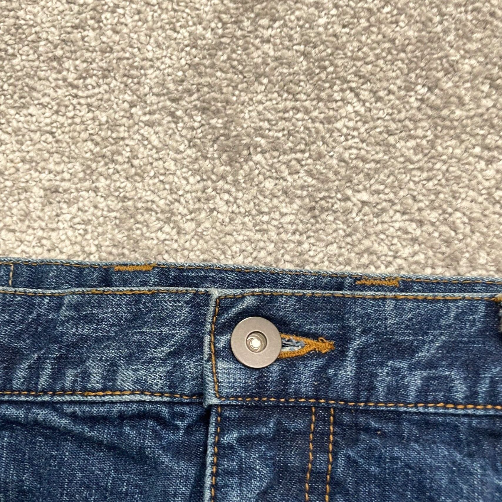 Eddie Bauer Eddie Bauer Jeans Womens 16 Denim Straight Leg High Rise 36x31 Blue Dark Wash Size 38" / US 16 / IT 52 - 7 Thumbnail