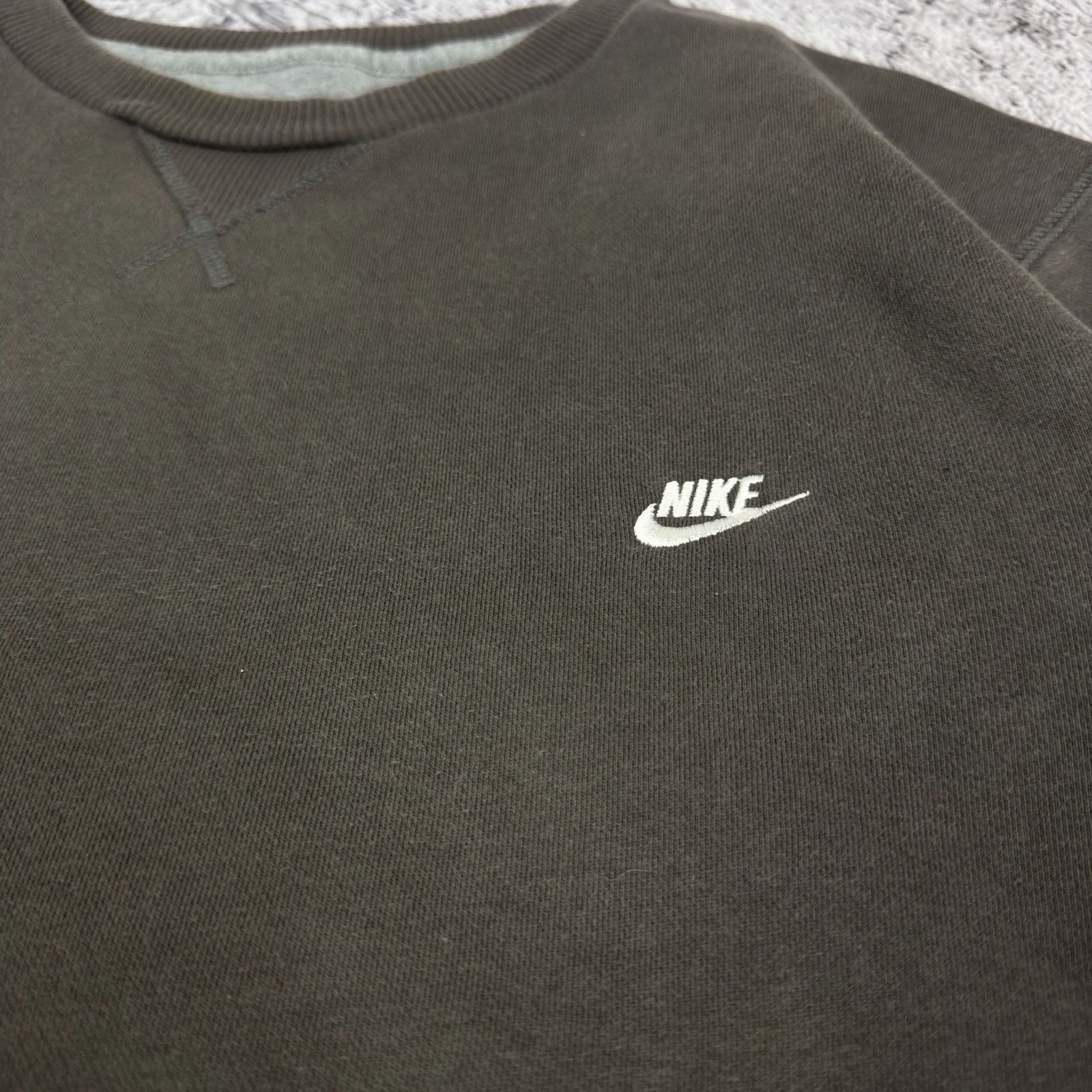 Nike Nike Sportswear Men's Brown Spellout Pullover Sweatshirt L Size US L / EU 52-54 / 3 - 4 Thumbnail