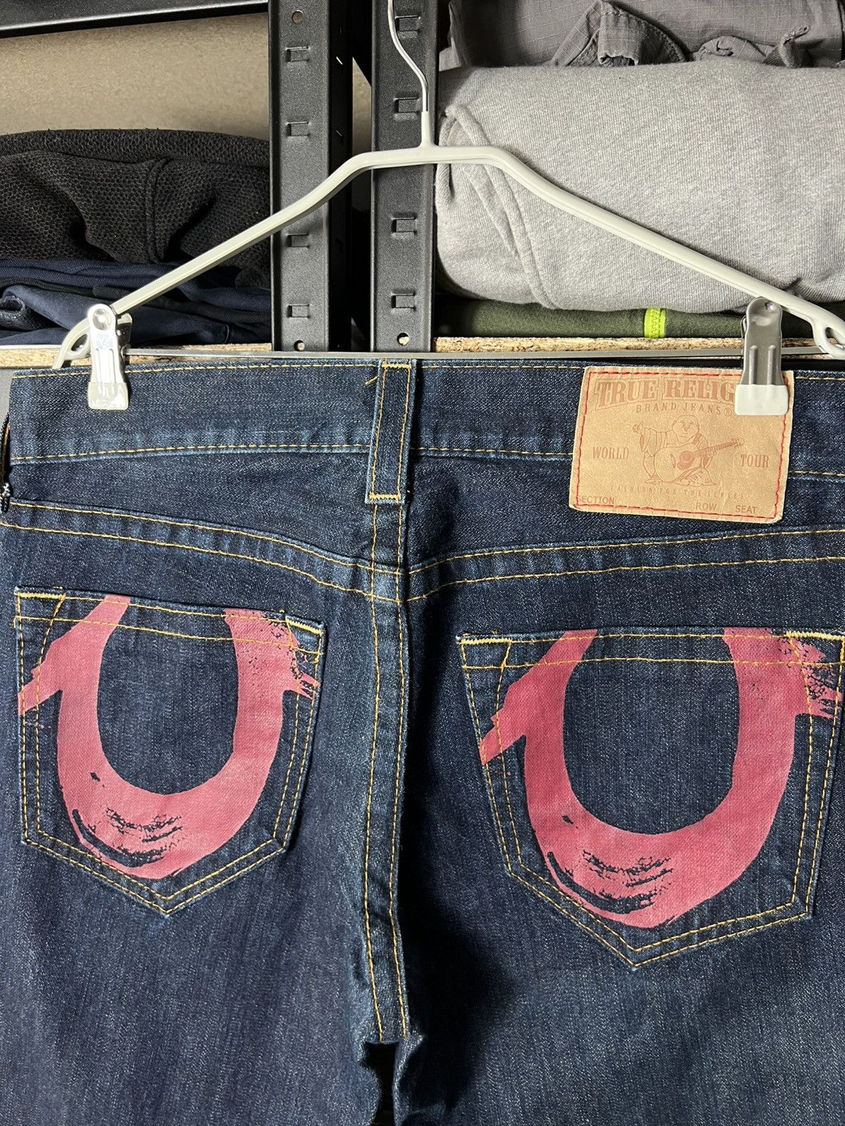 True Religion True Religion Big Logo Pocket Jeans USA Denim Y2K Size 31 Size US 31 - 4 Thumbnail