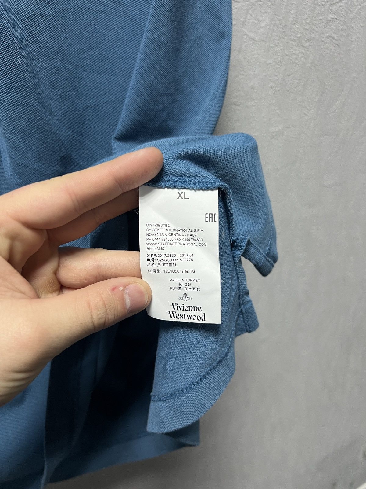 Vivienne Westwood Vivienne Westwood T-Shirt Polo Mini Logo Size US XL / EU 56 / 4 - 6 Thumbnail