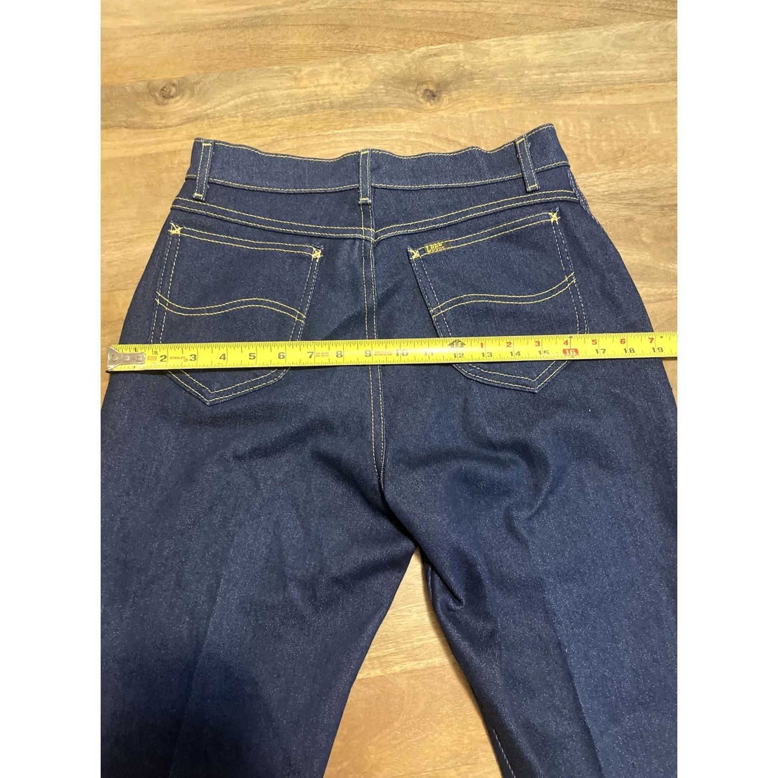 Lee VINTAGE Lee Riders Women’s Jeans 12 High Rise Mom 5-Pocket Denim USA Blue Distressed No Size 34" / US 12 / IT 48 - 7 Thumbnail
