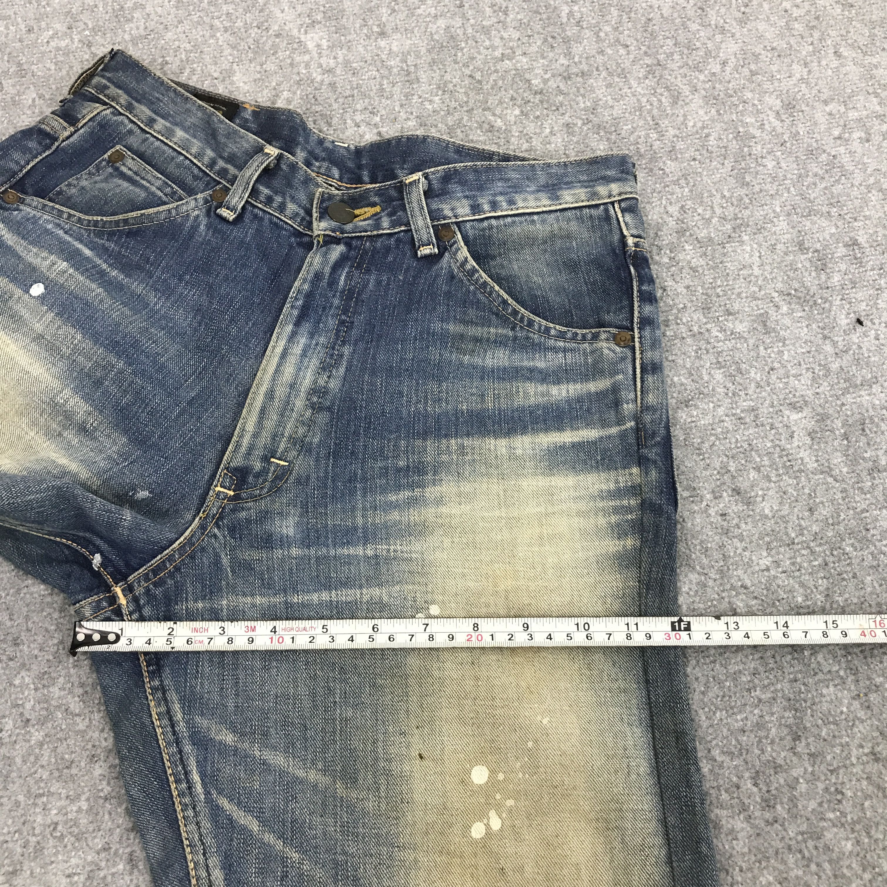 Japanese Brand × Lee LEE JAPAN DESIGN DENIM FADED RUSTY JEANS PANTS Size US 29 - 11 Thumbnail