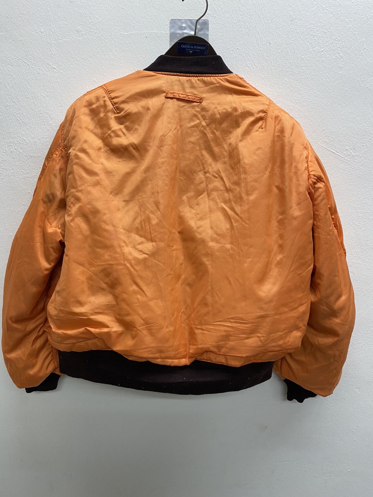 Alpha Industries Rare Vtg Alpha Industries Bomber Jacket Red Calour Size US L / EU 52-54 / 3 - 10 Thumbnail