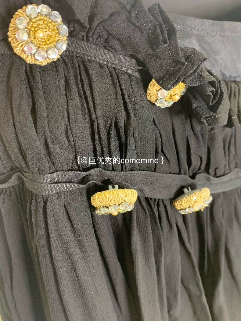 Comme des Garcons Comme Des Garcons Black halter double dress doll dress gol Size M / US 6-8 / IT 42-44 - 6 Thumbnail