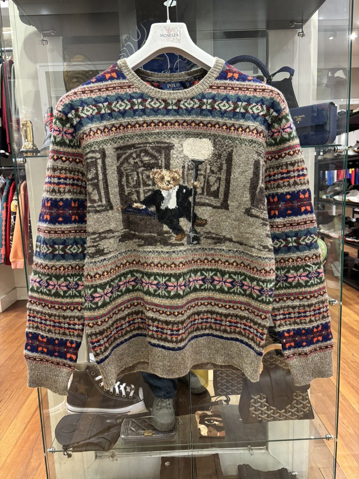 Polo Ralph Lauren Polo Ralph Lauren Singing in the Rain Knit Sweater Size US L / EU 52-54 / 3 - 1 Thumbnail
