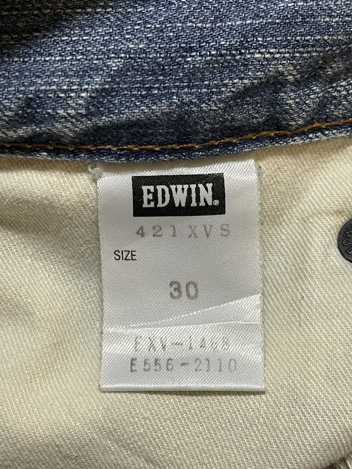 Edwin Edwin XV Exclusive Vintage Light Wash Distress Wide Leg Jean Size US 32 / EU 48 - 10 Thumbnail