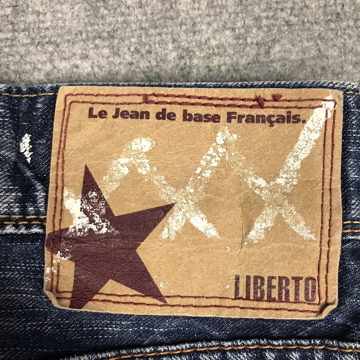 Beauty Beast × Japanese Brand FLARE LIBERTO XXX DENIM DESIGN ACID DISTRESSED BOOTCUT JEANS Size US 30 / EU 46 - 14 Thumbnail