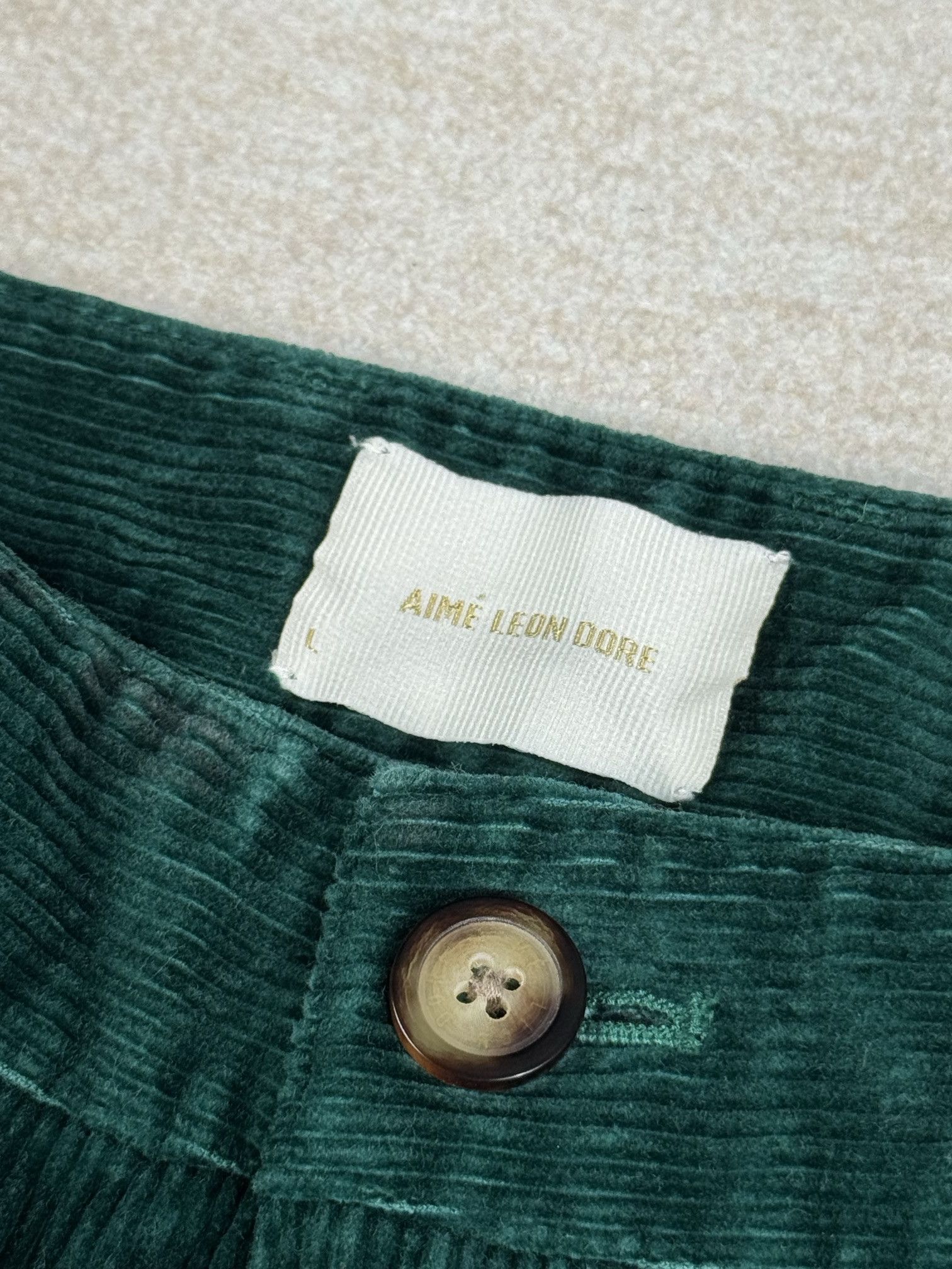 Aime Leon Dore Corduroy Range Pant - Botanical Green L Size US 34 / EU 50 - 8 Thumbnail