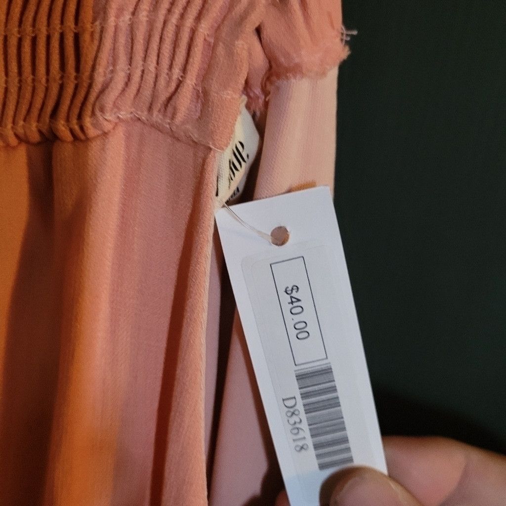 LSDworldpeace Peach Love, peach dress, NWT, Size 26w Size 4XL / US 24-26 - 10 Thumbnail