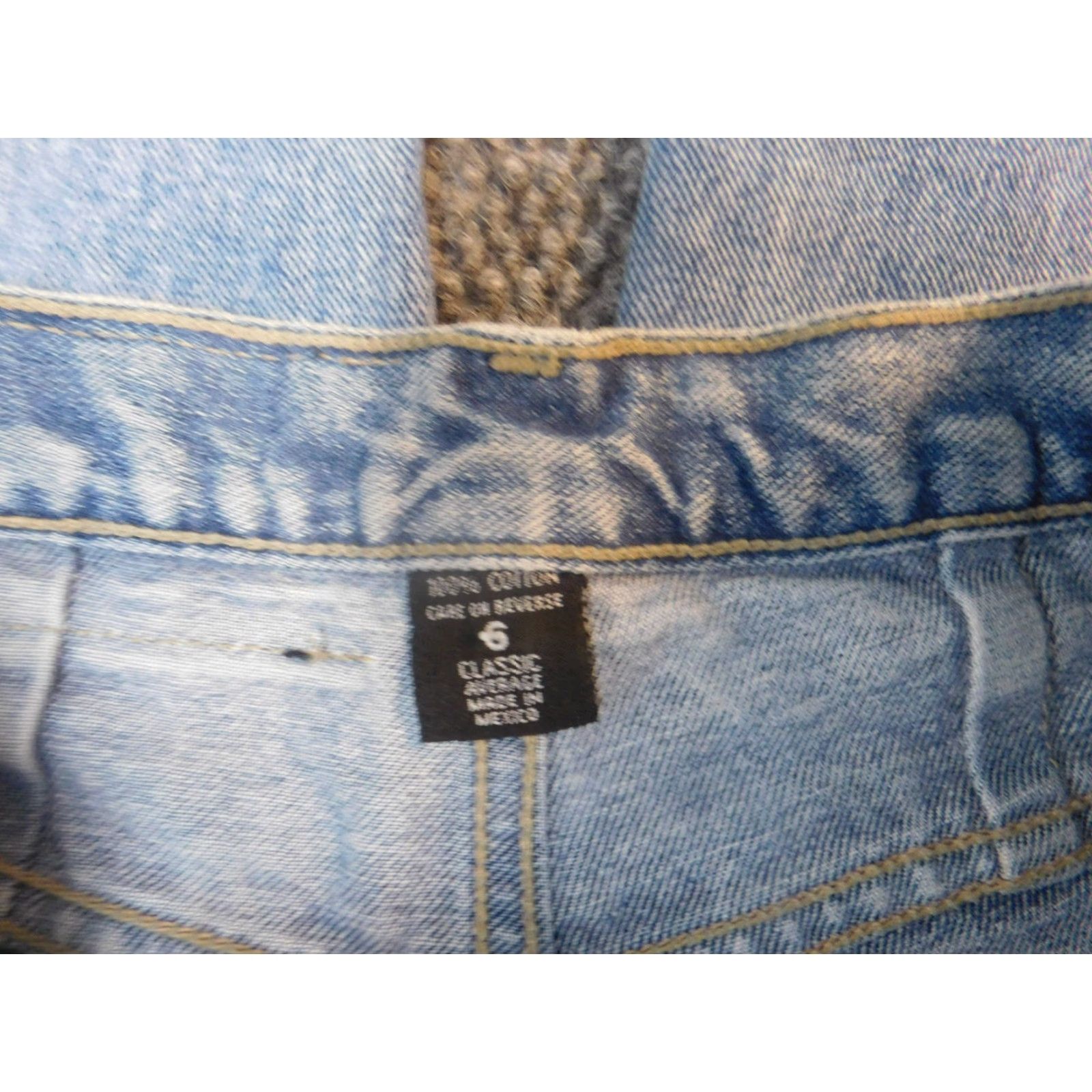 Vintage New York and Company Jeans Womens 6 Blue Straight Denim Classic Jeans Womens Regular Inseam 29 in Stretch Pockets Zipper blue Blue Size 28" / US 6 / IT 42 - 5 Thumbnail