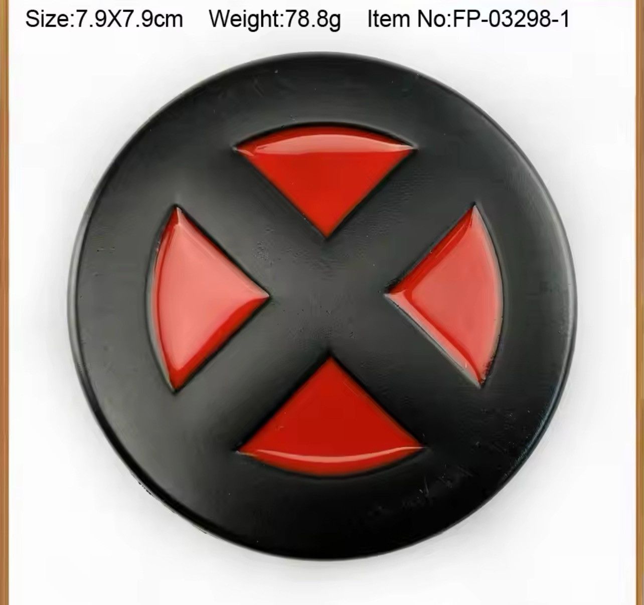 Other Red X belt buckle ( no belt ) Size ONE SIZE - 3 Thumbnail