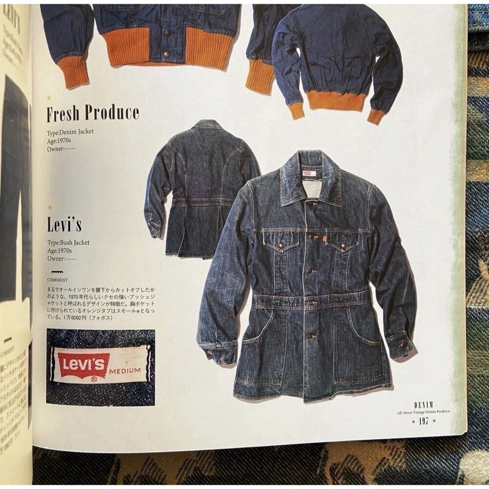 Levi's Vintage 70s Levi’s Orange Tab Denim Chore Bush Jacket Large Size US L / EU 52-54 / 3 - 2 Thumbnail