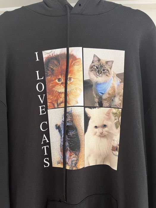 Balenciaga Balenciaga I love cats hoodie | Grailed