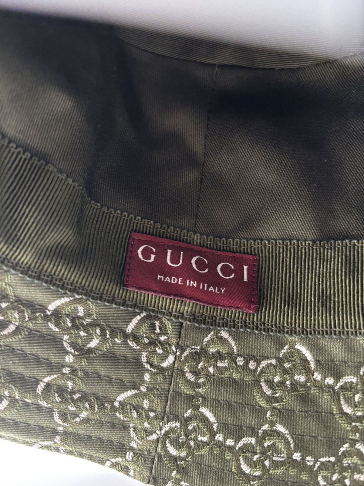 Gucci Bucket Hat With GG Shadow Size ONE SIZE - 4 Thumbnail