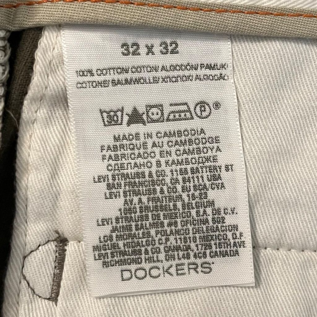Dockers Dockers D3 Classic Khaki Corduroy Pants Sz 33x32 Size US 33 - 5 Thumbnail