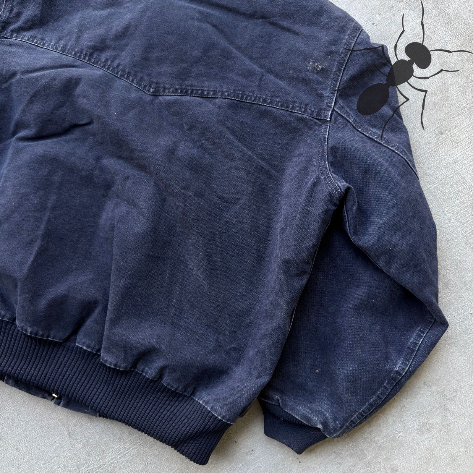 Carhartt × Vintage Carhartt blue Santa Fe quilted work wear jacket Size US XL / EU 56 / 4 - 8 Thumbnail
