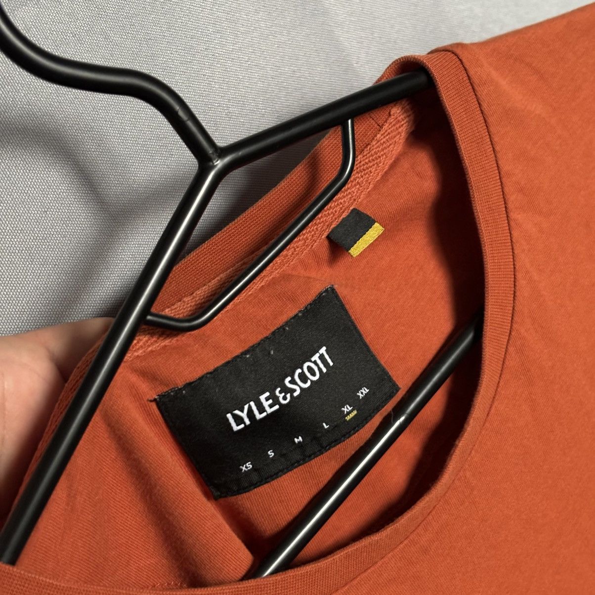 Lyle & Scott Lyle & Scott t-shirt orange xl streetwear basic casual Size US XL / EU 56 / 4 - 3 Thumbnail