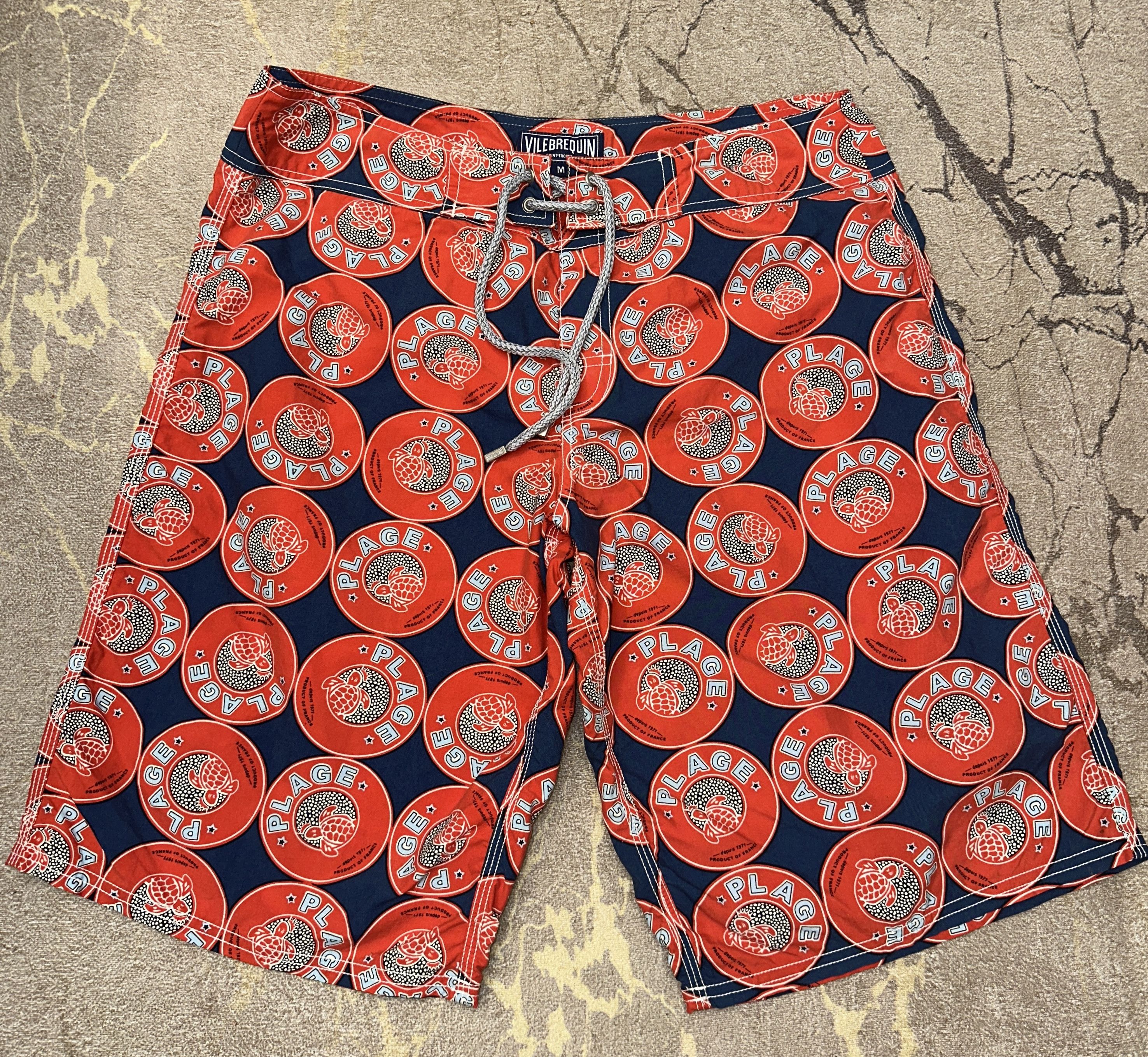 Vilebrequin Vilebrequin Saint Tropez Long Beach Board Shorts Size M Size US 32 / EU 48 - 2 Thumbnail