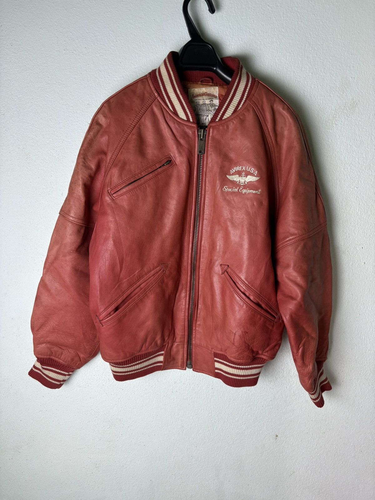 Avirex × Vintage Avirex USA Authentic Leather Jacket Size xs Size US S / EU 44-46 / 1 - 2 Thumbnail