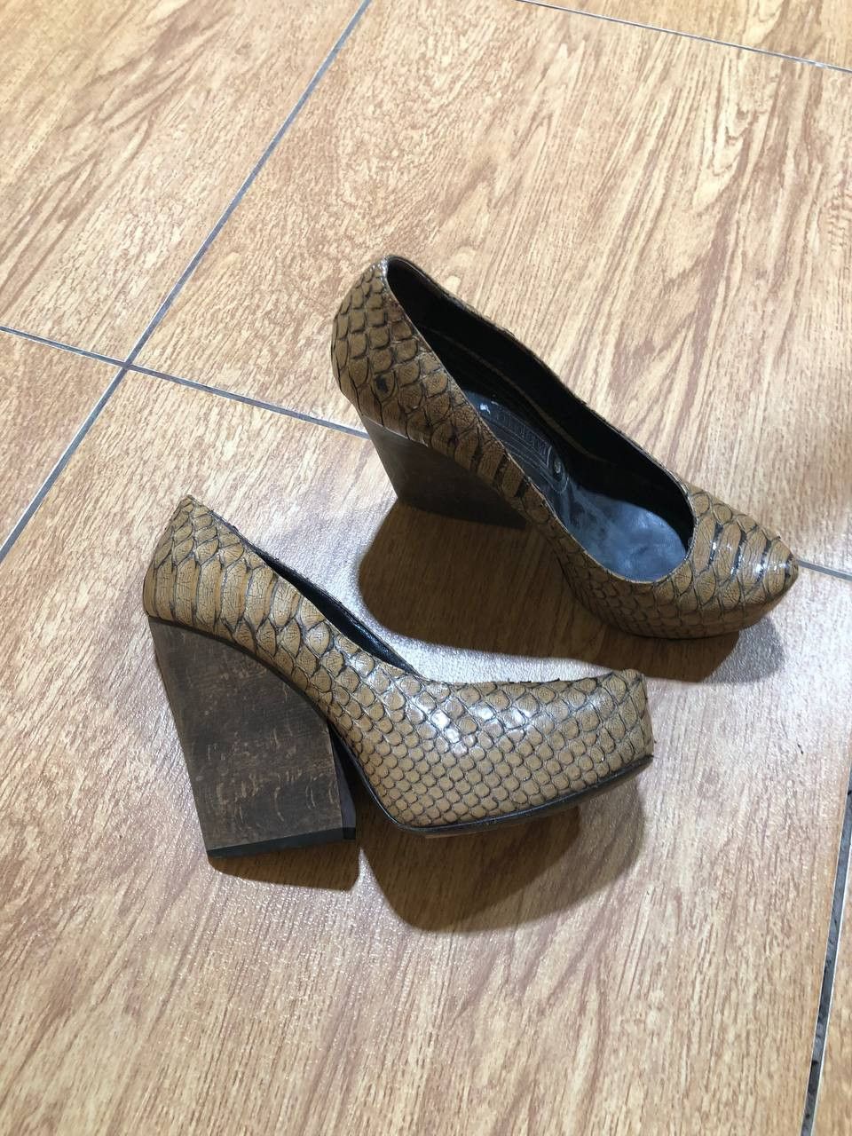 Vintage Gianmarco Lorenzi Women Very Rare Model Sexy Heels Size US 7.5 / IT 37.5 - 21 Thumbnail