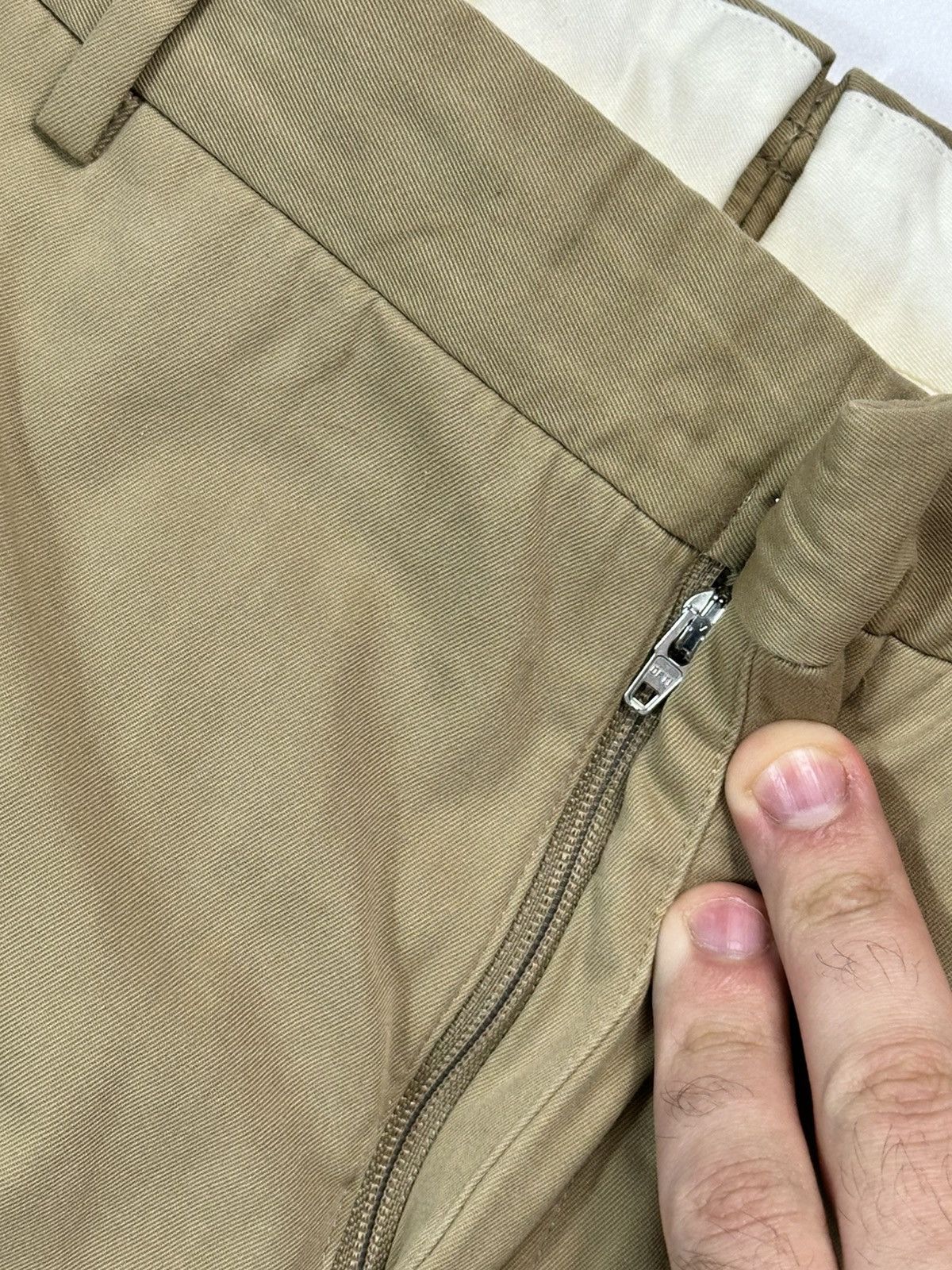 Polo Ralph Lauren Polo Ralph Lauren Classic Pants Men's Made In Italy Beige Size US 33 - 6 Thumbnail