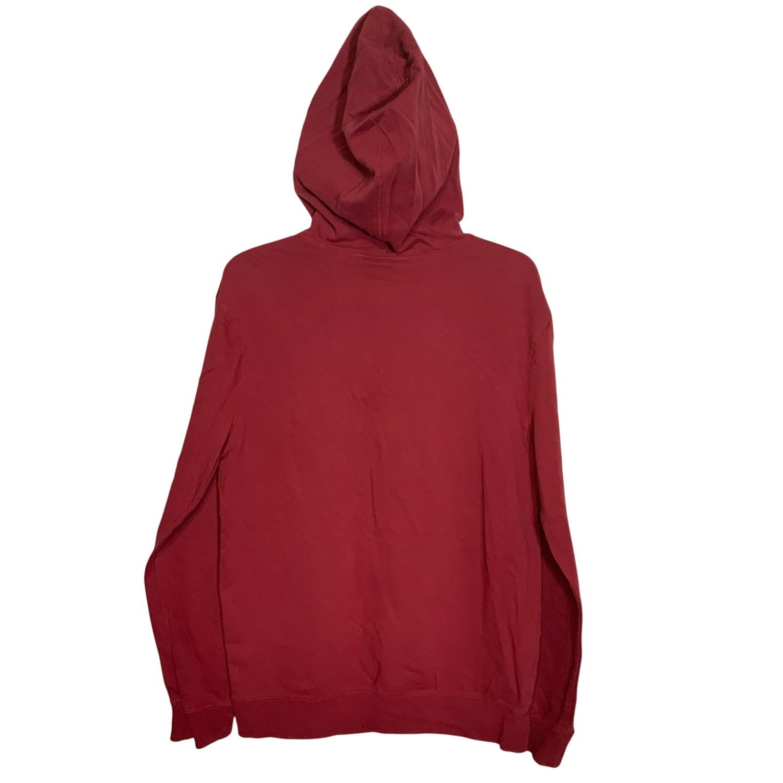 Merona Merona Henley Pullover Faded Red Drawstring Hoodie Size M Size M / US 6-8 / IT 42-44 - 2 Thumbnail