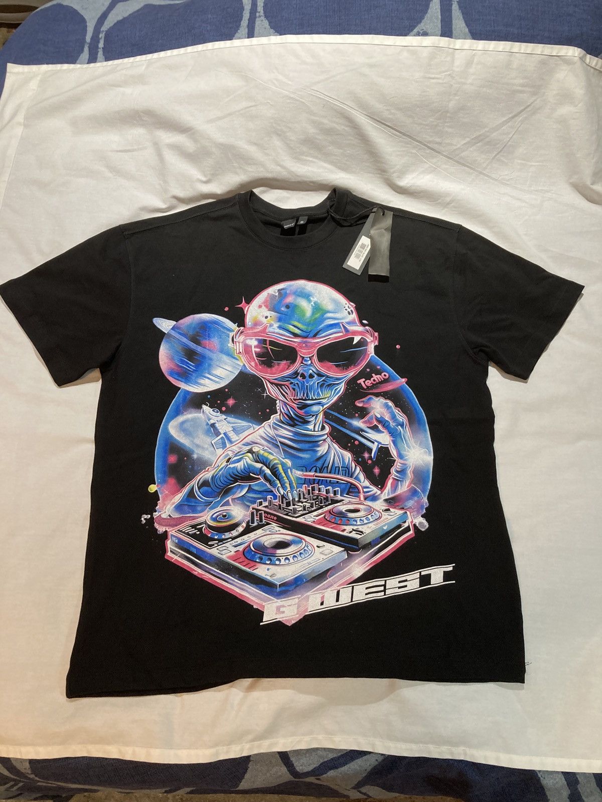 Other G-West Techno Alien T-shirt, Men’s size S/L, NWT! Size US L / EU 52-54 / 3 - 1 Thumbnail