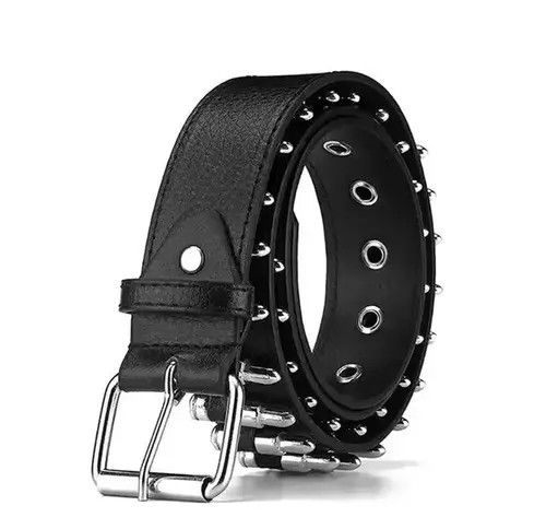 Other 105cm Silver Hollow Bullet Belt Size ONE SIZE - 4 Thumbnail