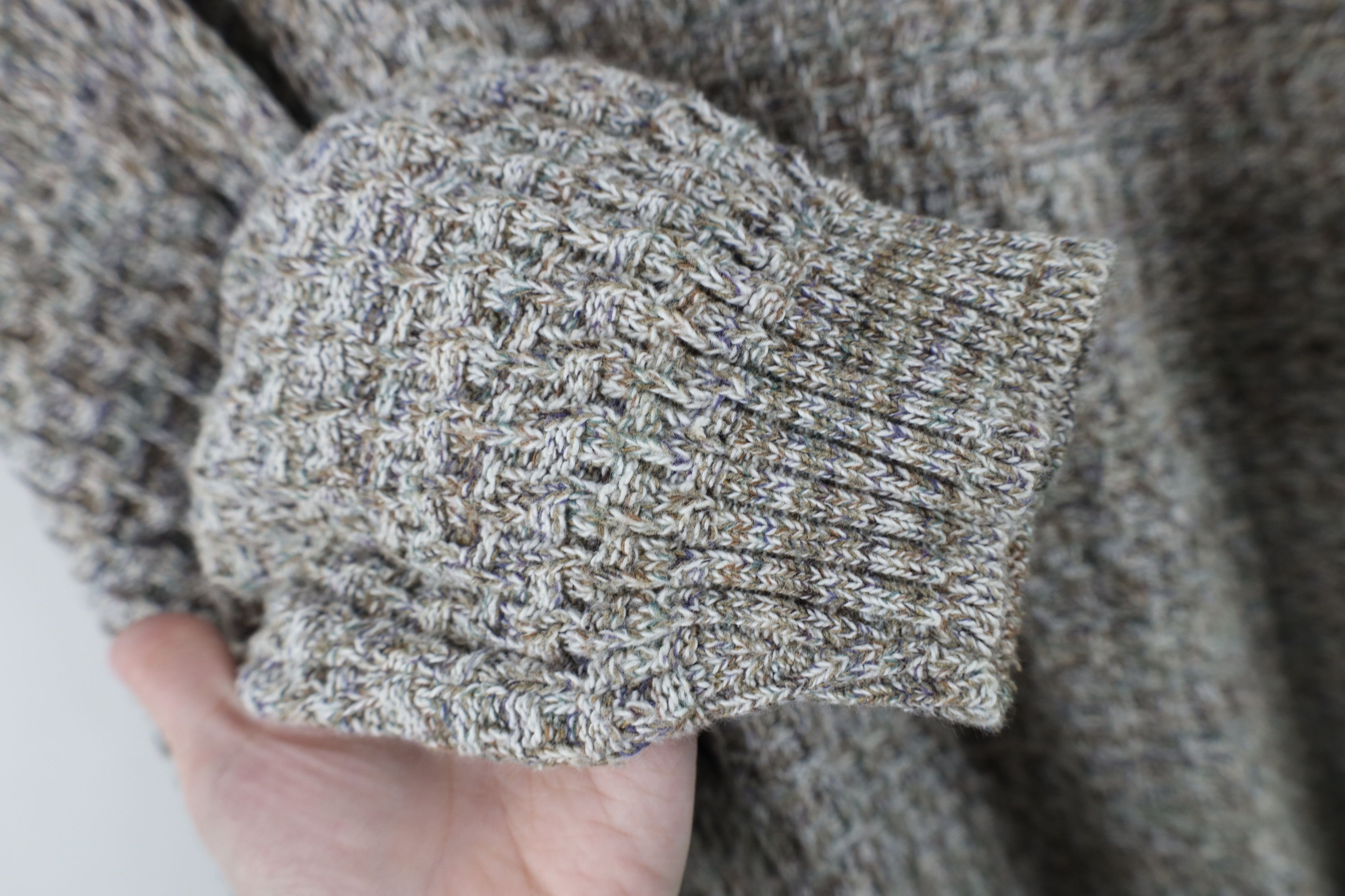 Vintage Vintage 90s Streetwear Framed Ribbed Knit V-Neck Sweater USA Size US XXL / EU 58 / 5 - 6 Thumbnail
