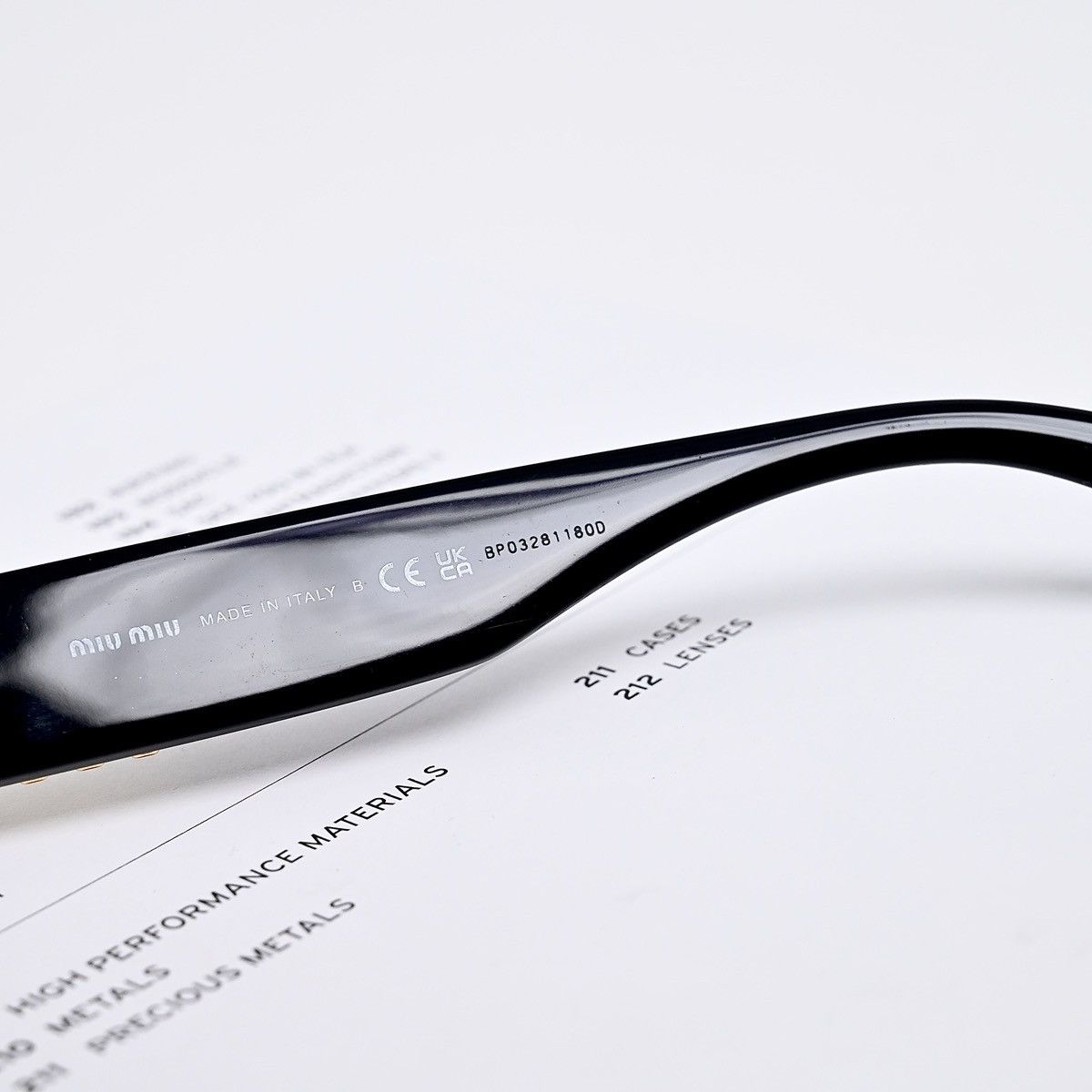 Miu Miu MIU MIU 0MU 01VV GLASSES Size ONE SIZE - 6 Thumbnail