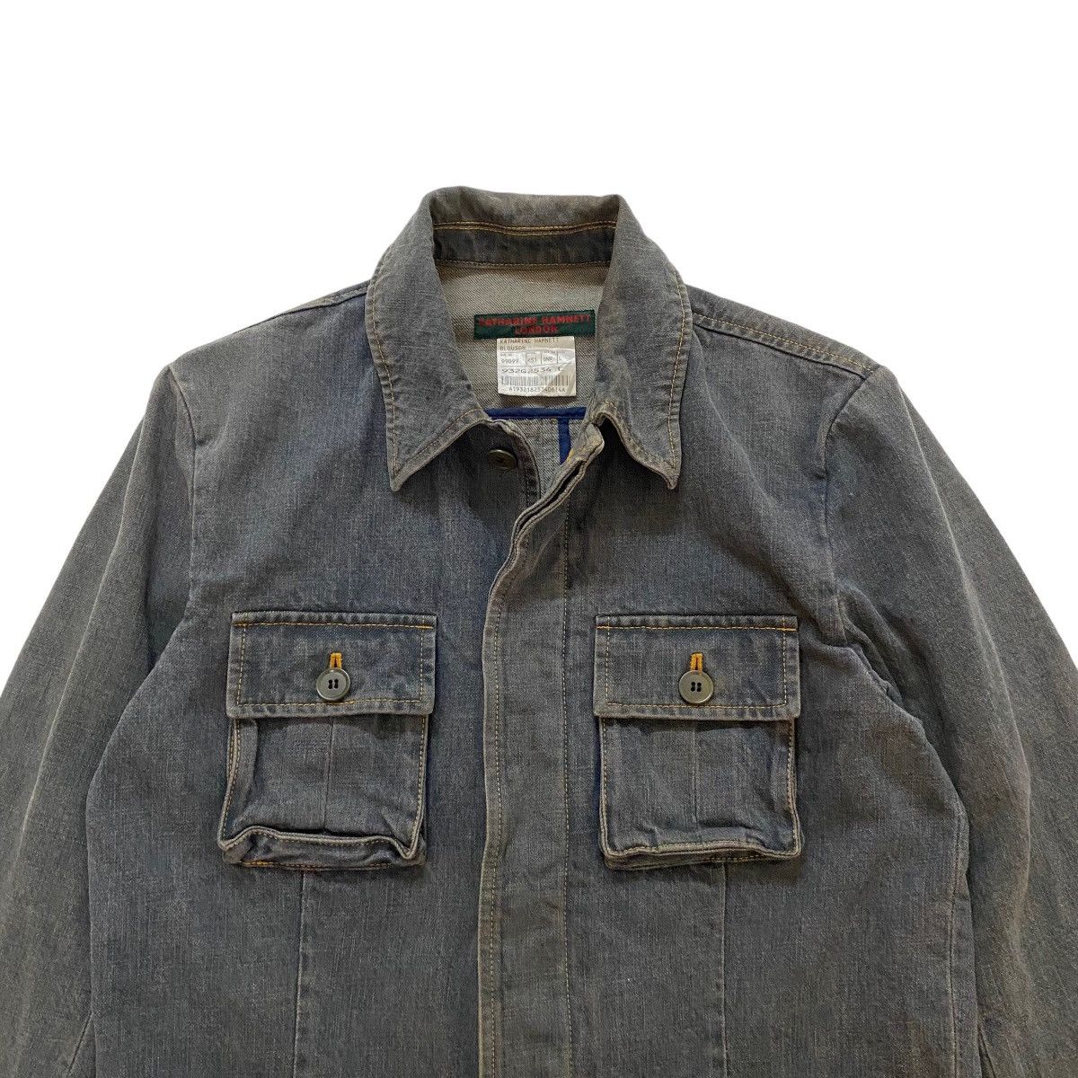 Vintage ⚡️Katharine Hamnett London four pocket denim style jacket Size US M / EU 48-50 / 2 - 5 Thumbnail