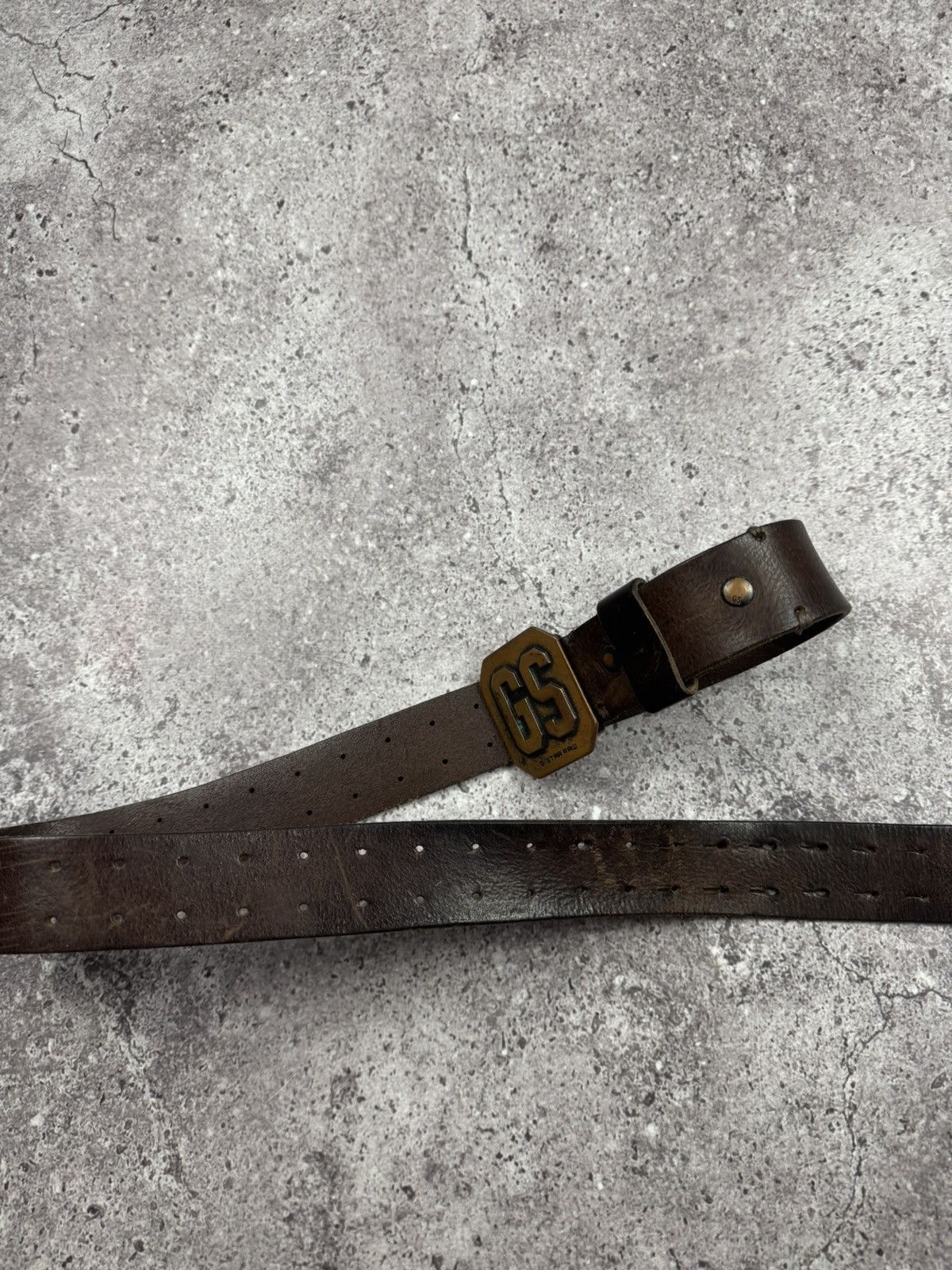 G-Star 00'S NUMBER NINE STYLE G STAR LEATHER RARE Y2K BELT VINTAGE Size ONE SIZE - 8 Thumbnail