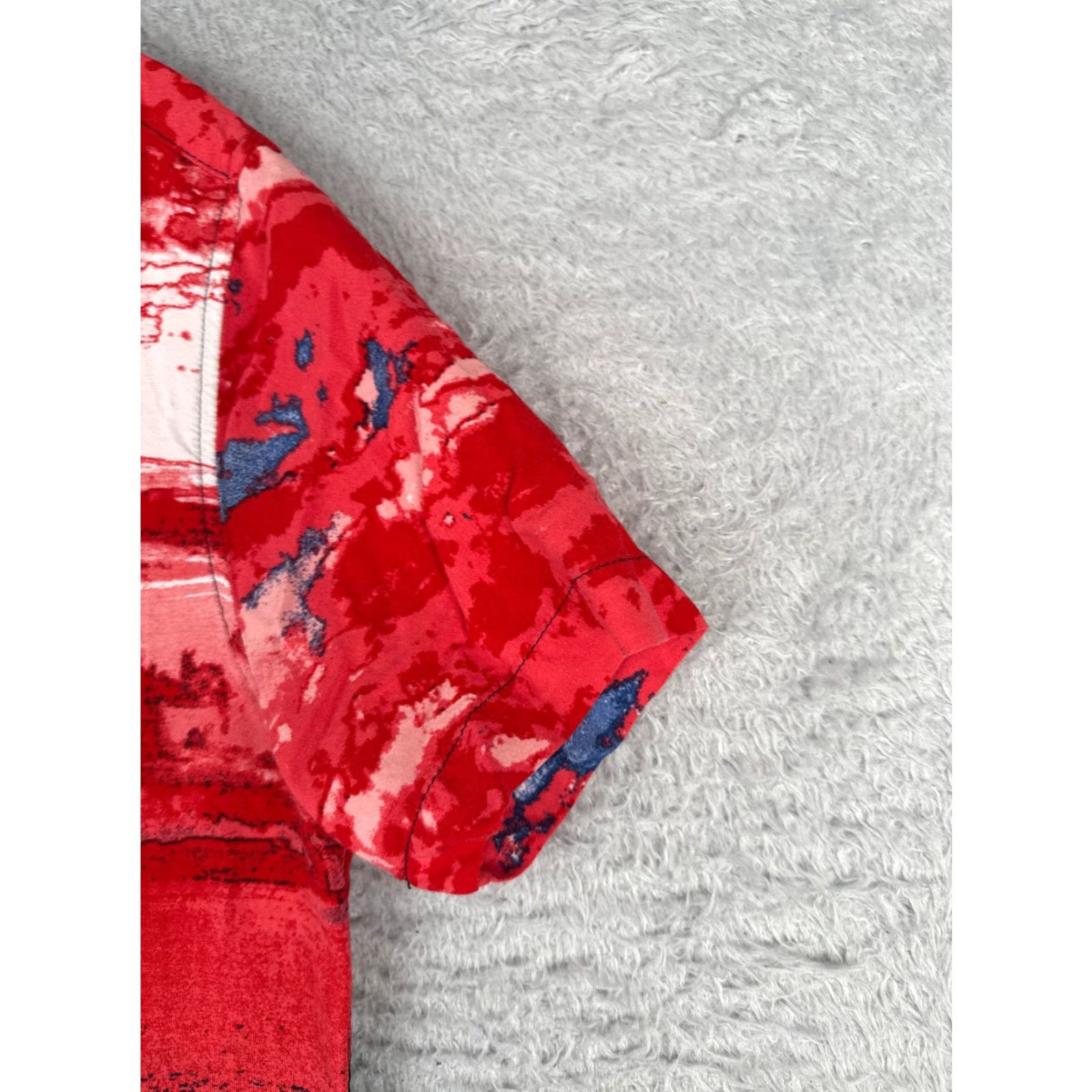 Vintage Original Use Shirt Men S Red Floral Hawaiian 100% Rayon Button-Up Short Sleeve Vintage: No, 100% Rayon? Size US S / EU 44-46 / 1 - 2 Thumbnail