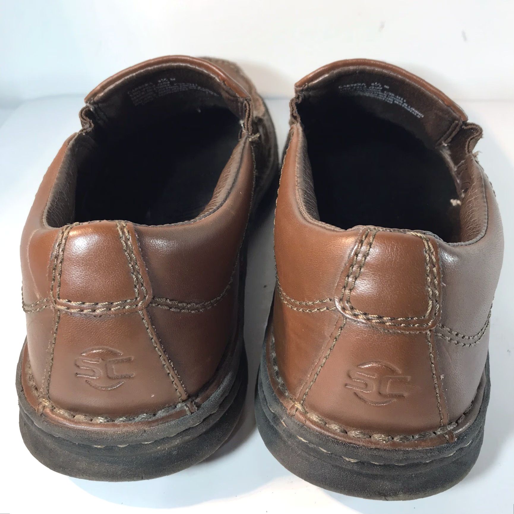 Carrera Streetcars Carrera Brown Leather Slip On Loafers Men's Size 9.5M Casual Comfort Size US 9.5 / EU 42-43 - 3 Thumbnail